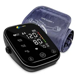 Firstmed Black Automatic Digital Talking Blood Pressure Monitor with Large Touch Screen &a; C-Type USB, FM-04-22