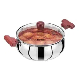 Hawkins 4 Litre 22cm Tri-Ply Stainless Steel Induction Friendly Handi with Glass Lid, SSH 40G (Pack of 5)-picture-43