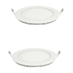 Crompton 3W White Round Star Slim Recess Panel Light (Pack of 2)-picture-40