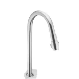 Prestige 12 inch Brass Silver Deck Mount Pillar Tap Faucet-image-8