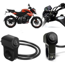 Auto Pearl 12V Aluminium Alloy Black Motorcycle Handlebar Headlight Switch for Pulsar NS125 BS6-picture-11
