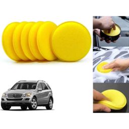 Auto Pearl Polyurethane Beige Washing &a; Waxing Polish Foam Sponge for ML350 (Pack of 6)-picture-3