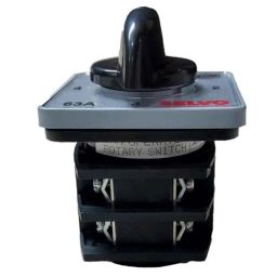 Selvo 63A 1 Pole 4 Way Phase Selector Cam Operated Rotary Switch, GSELRTS11042B image 5