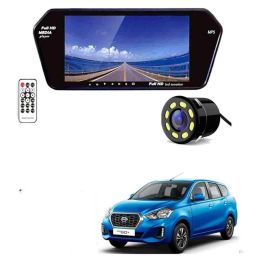 Auto Pearl CBP57 7 inch HD Bluetooth LED Touch Screen with 8 LED Reverse Camera for Datsun Go 2020-0