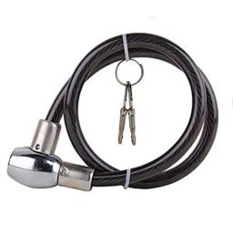 Meenu Arts Cable Lock for Bike, Helmet, Cycle &a; Luggage (Multipurpose Uses) Colour-Black-47