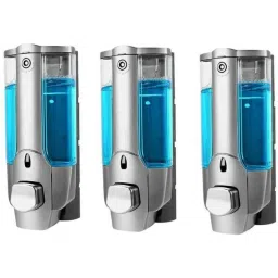 Prestige 450ml Plastic Heavy Duty Wall Mount Liquid Soap Dispenser, ZYB03 (Pack of 3)-image-52