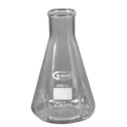 Glassco 500ml White Printing 3.3 Boro Glass Culture Baffled Flask, 231.215.05 (Pack of 10)-14