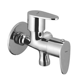 ZAP 9x5 inch Brass Chrome Plated Pluto Cock 2 Way Faucet-image-42