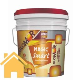 Magic Paints Smart Glomor 1 Litre Orange Grove Glossy Finish Interior Acrylic Emulsion Paint-7