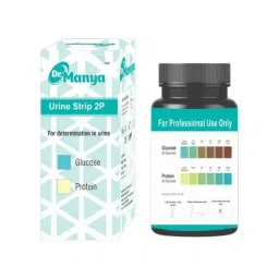 Dr. Manya 2 Parameter 100 Pcs Urine Test Strips Bottle for Glucose &a; Protein, MMUST2P001-image-68