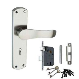Atom 190mm 6 Lever Antique Finish Mortise Lock Handle Set with 3 Keys, 804-K.Y.SSL-2 image 2