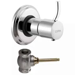 Cera Crayon Quarter Turn Wall Mount Stop Cock for 15 mm Pipe Line, F2008351 + F4050102 (Pack of 2)-image-68
