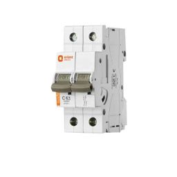 Orient 63A 240-415V Double Pole C Curve MCB, 101DPC0630-47