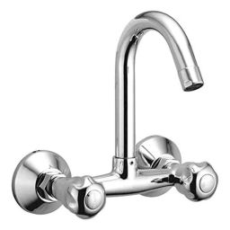 Oleanna MN-17SM Moon Brass Silver Chrome Finish Sink Mixer-10