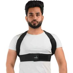 K Squarians Black Posture Corrector, 6004, Size: XL-35