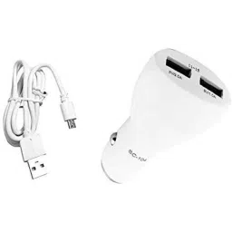 AOW LED Car USB Charger Dual Car Mobile Charge 3.0A with Cable for Opel Corsa-32