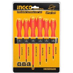 Ingco HKISD0608 Yellow Screwdriver Set-picture-31