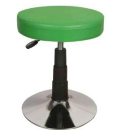 Rajpura Green Chrome Plate Cushion Bar Stool-image-7