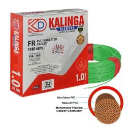 Kalinga Diamond 90m 1 Sqmm Green FR PVC Housing Wire-image-31
