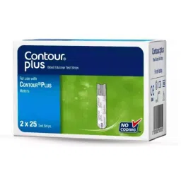 Contour Plus Blood Glucose Test Strips (Pack of 50)-14