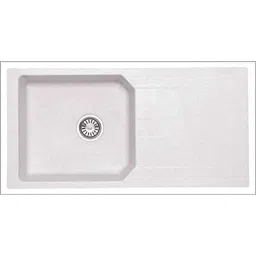 Uken Heavy Duty Quartz Kitchen Sink (39X19.5) With Accessories(40/20-Qu-Gr-Rws-4) White-picture-28