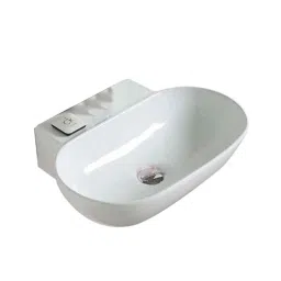 Bassino 44x55x13.5cm Ceramic White Round Wash Basin, UMBEL-W-picture-19