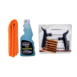 Indopower Ff628 250ml Car Shampoo, Tubeless Smart Panchar &a; Orange Microfiber Cloth Kit, AHh630-picture-10