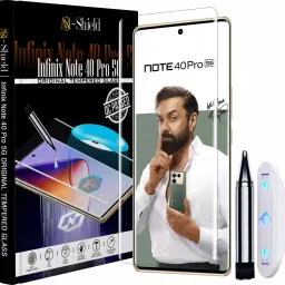 MS-Shield Edge To Edge Screen Guard for Infinix Note 40 Pro 5G, Borderless UV Glass Protection-image-0