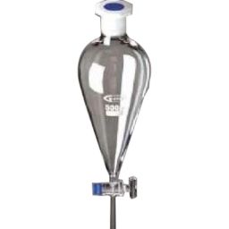 Glassco 500ml Boro 3.3 Glass Pear Shape Separating Funnel with PTFE Stopcock, 164.210.08 (Pack of 5)-12