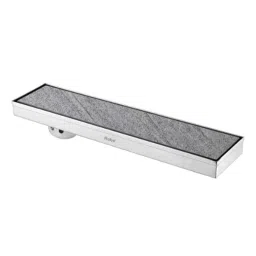 Ruhe 32x4 inch Stainless Steel 304 Matt Finish Marble Insert Shower Drain Channel with Cockroach Trap, 16-0202-11-picture-10