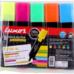 luxor Chisel Tip fluorescent Highlighter image 2