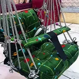 SMALL Swing Cotton Swing for Kids Baby's Children(GREEN POINT) Swings-picture-25
