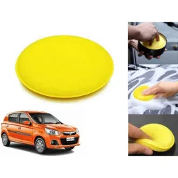 Auto Pearl Polyurethane Beige Washing &a; Waxing Polish Foam Sponge for Alto K10 2014-2020-picture-3