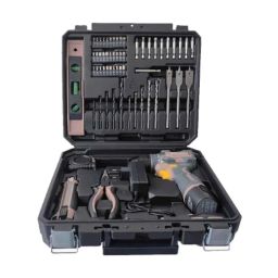 Xtra Power 10mm 12V Cordless Impact Drill with 64 Pcs Bits &a; Accessories, XPC-TK-01-47