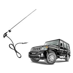 Auto Pearl Black Mount Rubber Mast Flexible Car Roof Antenna with Anti-Theft Design For Mahindra Bolero-image-53