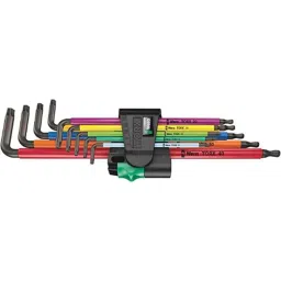 Wera 9Pcs 967 TX XL Platic Multicolour Laser Long L Key Set, 05024480001-picture-25