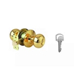 Godrej 60mm Polished Finish Keyed Door Knob Cylinder Lock, 3791-picture-45