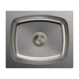 Carysil Elegance Single Bowl Stainless Steel Matt Finish Kitchen Sink, Size: 20x17x8 inch-picture-46