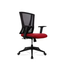 Wipro That&s;s it Red &a; Black Medium Back Office Chair-picture-18