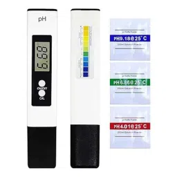 Shapure White 0.01 PH High Accuracy Digital PH Meter &a; Water Quality Tester with 0-14 PH Measurement Range-1