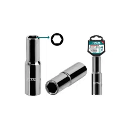 Total 1/2 inch Chrome Vanadium Steel Deep Hexagonal Socket, THTST12153L-picture-26