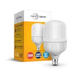 Wipro Garnet B22 50W Polybutylene Terephthalate Cool White High Wattage LED Bulb, N50201-picture-45