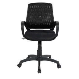 Parin New Desire Breathable Mesh Black Medium Back Ergonomic Chair, PC 898-picture-0