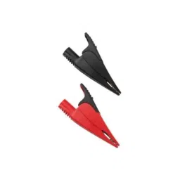 Fluke AC285 10A Red &a; Black Steel Suregrip Large Alligator Clip, 1610159-21