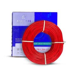 Rallison 1.5 Sqmm Red FR-LSH-LF Multistrand PVC Insulated Housing Wire, Length: 90 m-31