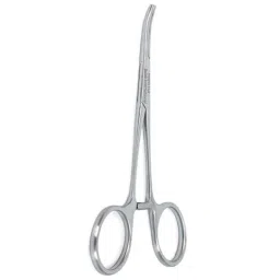Health Hut 5 inch Stainless Steel Silver Curved Mosquito Artery Forceps, KAF-05-image-6