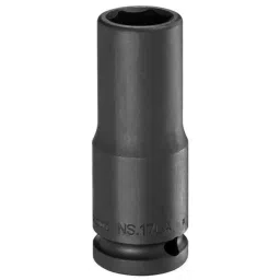 Facom 18mm 1/2 inch Square Drive 6 Points Deep Impact Socket, NS.18LA-10
