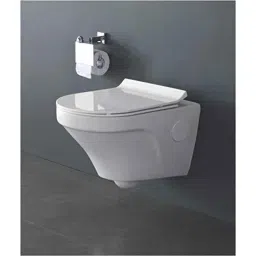 InArt Ceramic Wall Mounted Rimless P Trap Western Toilet Water Closet with Soft Close Seat Cover Combo, INA-695-image-27