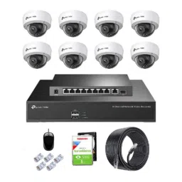 TP-Link VIGI C240I 4MP Indoor Network IP Combo Kit with 8 Channel NVR, 8 Cameras, 10 Port POE Switch, 1TB HDD &a; D-LINK 100M LAN Cable &a; Connectors-picture-25