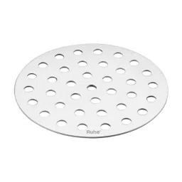 Ruhe 4 inch Stainless Steel Gloss Finish Plain Polka Floor Drain Round Jali, 16-0610-30 (Pack of 4)-picture-42